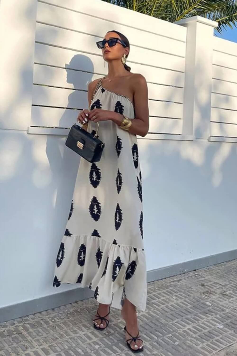 Vestido Largo de Lino Arya