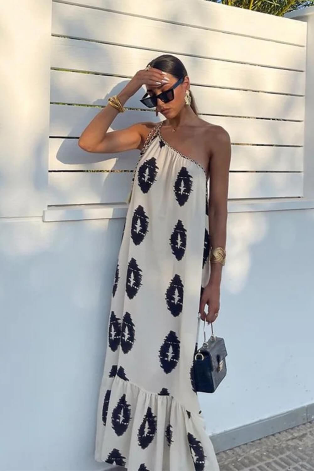 Vestido Largo de Lino Arya