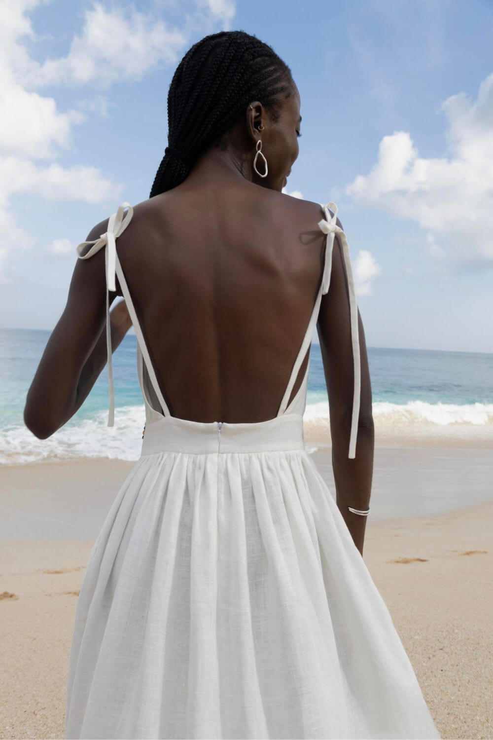 Vestido Midi de Lino Gianna