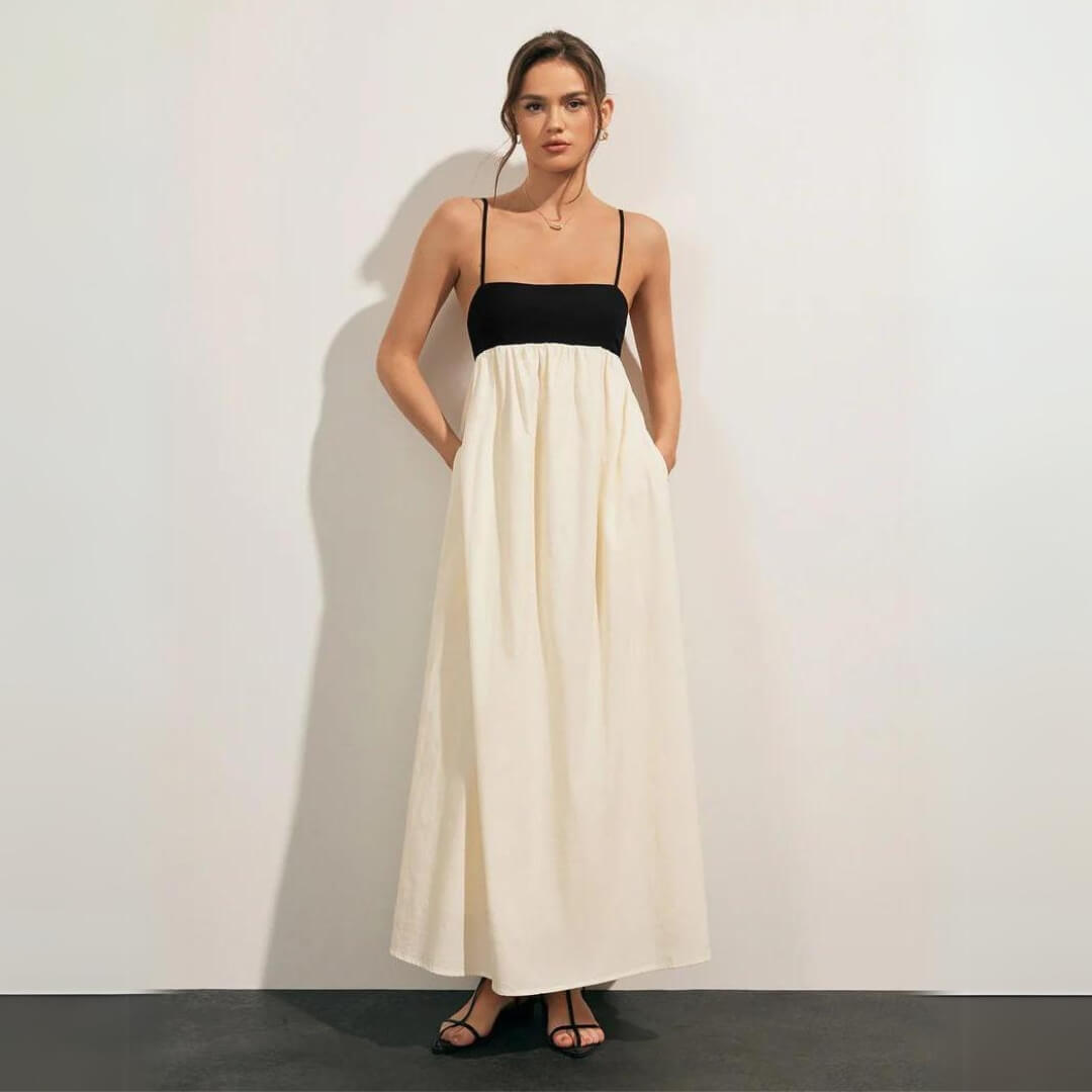 Vestido Largo de Lino Emily