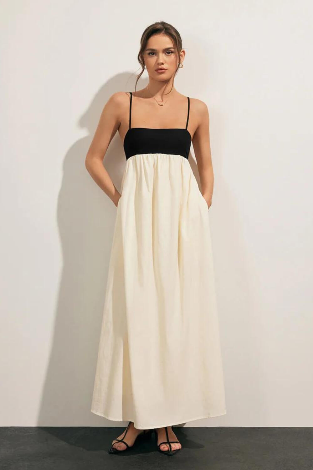 Vestido Largo de Lino Emily