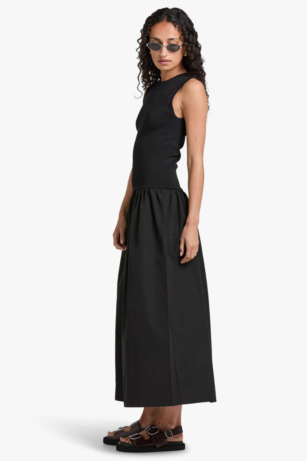 Vestido Midi Georgina Negro