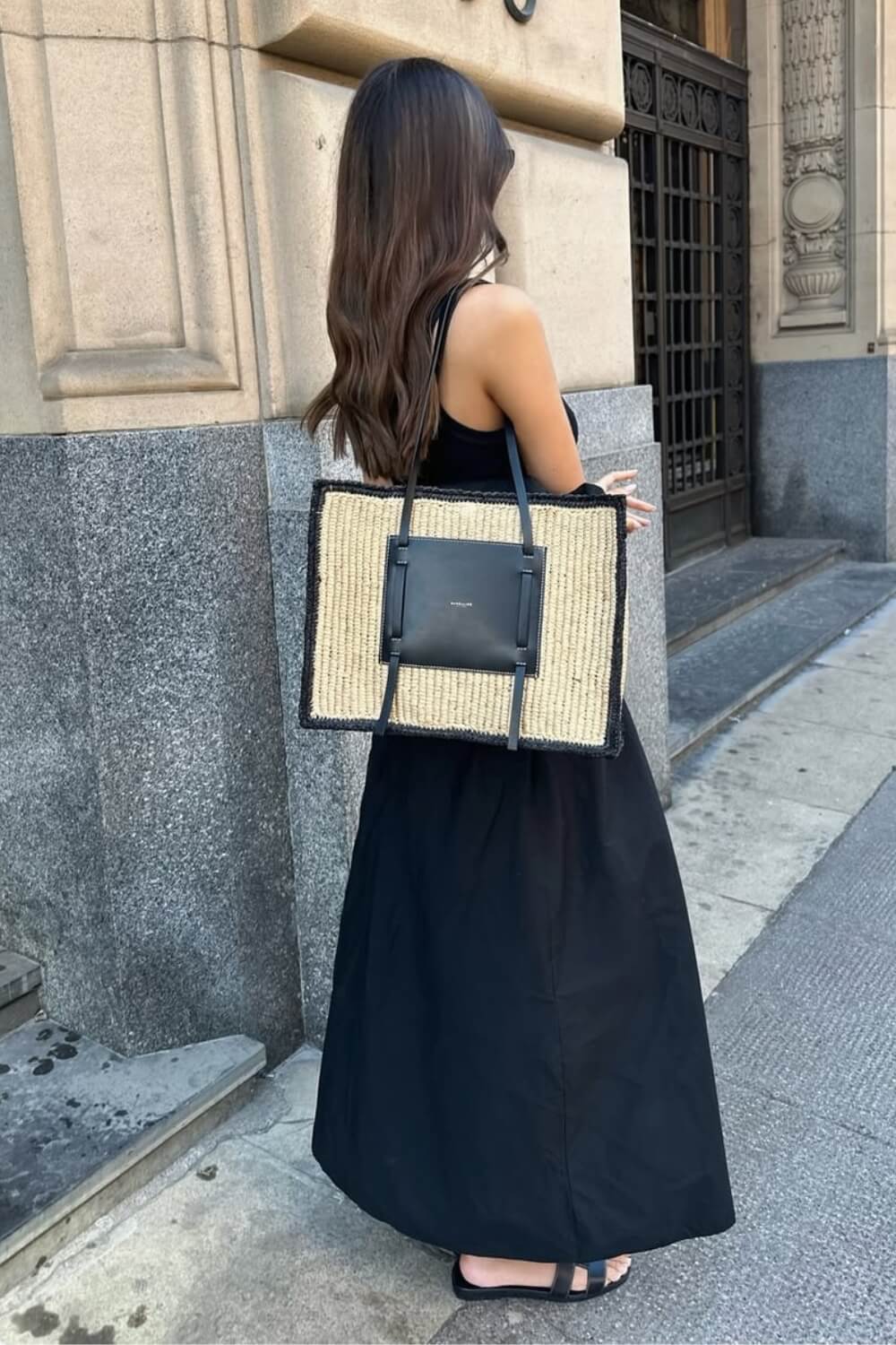 Vestido Midi Georgina Negro