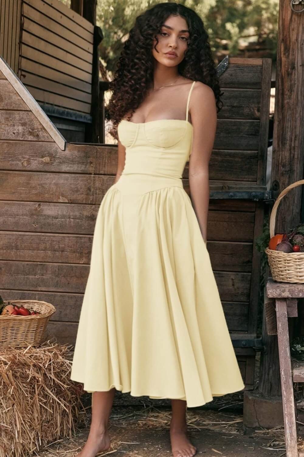 Vestido Midi Moldeador Tina