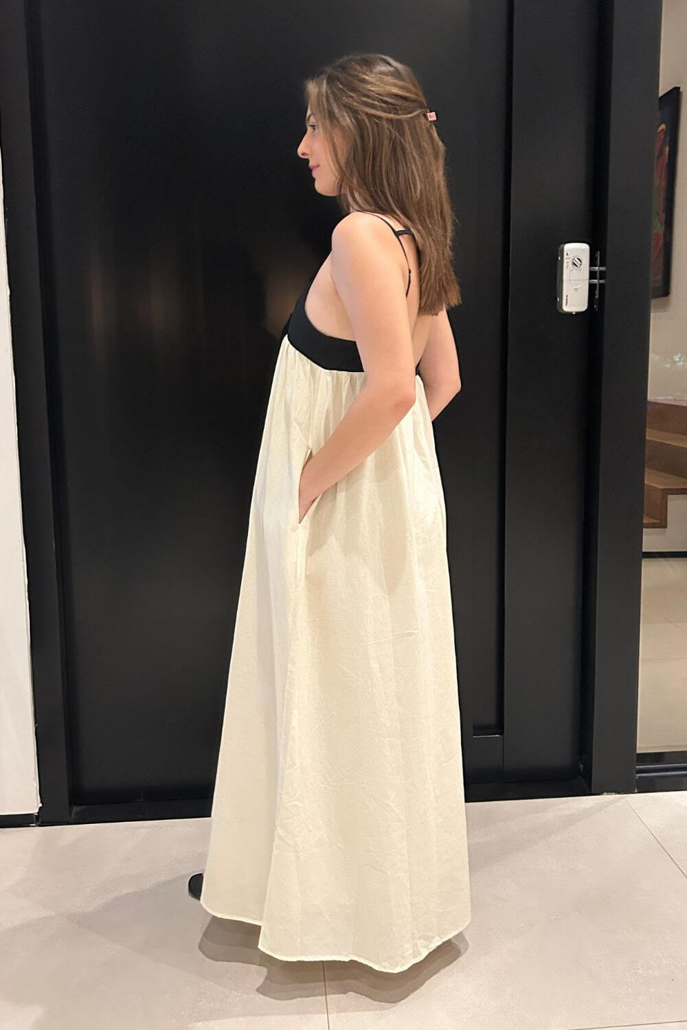 Vestido Largo de Lino Emily